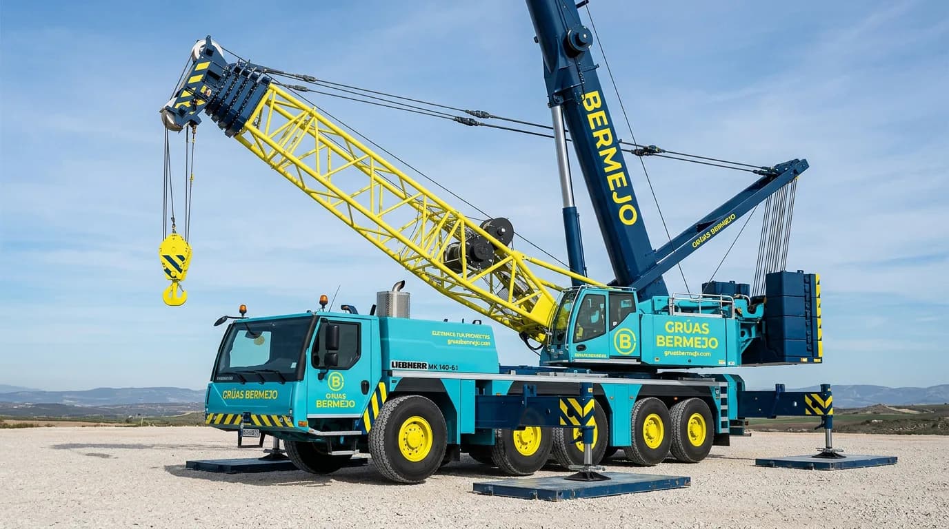 LIEBHERR MK 140-5.1E · grúa móvil de 8 t de Grúas Bermejo